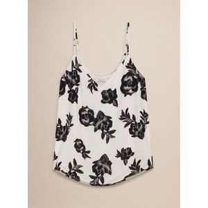 Babaton black & white floral Everly cami
